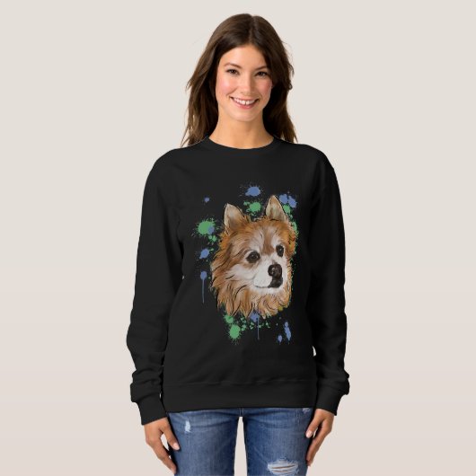 Chloe den Spitz Sweatshirt (Vorne ganz)