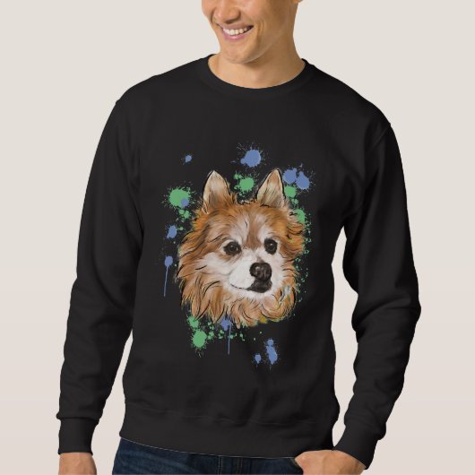 Chloe den Spitz Sweatshirt (Vorderseite)