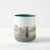 Chloe der Känguru und das Sam der Schäferhund Tasse (Zentrum)