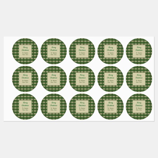 Chloe Food Gift Labels Etiketten (Blatt)