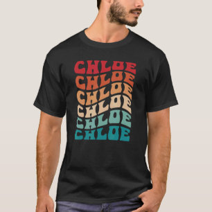 Chloe Gefärbte Krawatte Groovy Hippie 60er 70er Na T-Shirt