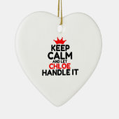 CHLOE HANDLE IT KERAMIK ORNAMENT (Rechts)