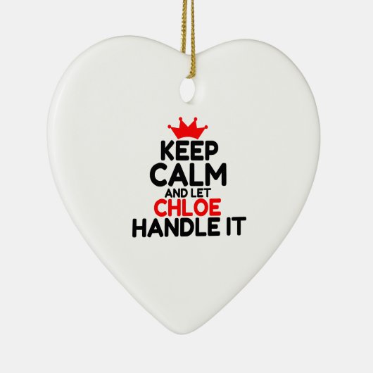 CHLOE HANDLE IT KERAMIK ORNAMENT (Rechts)