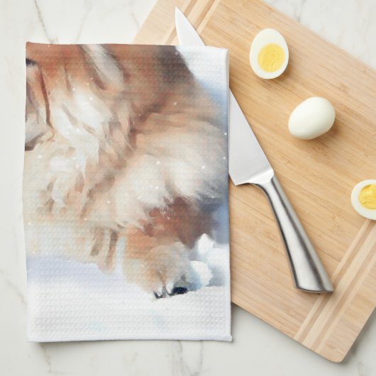 CHLOE heARTdog Chow-Chow Geschirrtuch (Viertel Falte)