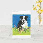 Chloe im Garten Karte (Gelbe Blume)