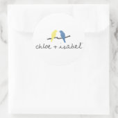 Chloe + Isabel Round-Logo-Aufkleber Runder Aufkleber (Tasche)