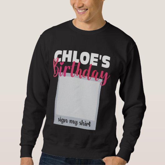 CHLOE ITu2019S MEIN GEBURTSTAG MEIN SHIRT Adorable (Vorderseite)