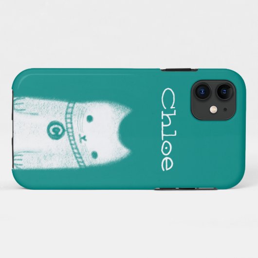 Chloe Katze Case-Mate iPhone Hülle (Rückseite (Horizontal))