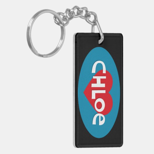 CHLOE Ketchain Schlüsselanhänger (Vorderseite links)