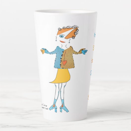"CHLOE" Latte-Tasse Milchtasse (Vorderseite)