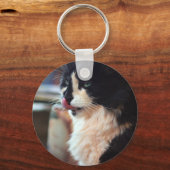 Chloe Licks Schlüsselanhänger (Vorderseite)