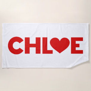 Chloe Liebe Strandtuch