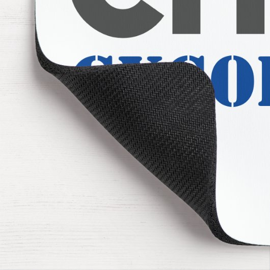 Chloe Mountain Biker Mouse Pad Mousepad (Ecke)