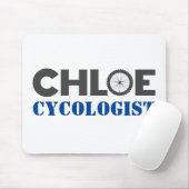Chloe Mountain Biker Mouse Pad Mousepad (Mit Mouse)