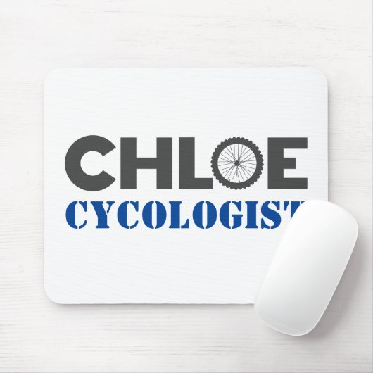 Chloe Mountain Biker Mouse Pad Mousepad (Mit Mouse)