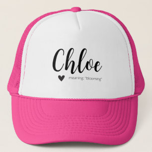Chloe Name bedeutet Girls Individuelle Name Hat Ca Truckerkappe