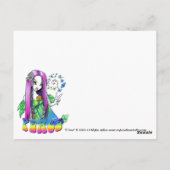 Chloe Peace Hippie Rainbow Fairy Postcard Postkarte (Rückseite)