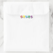 Chloe Runder Aufkleber (Tasche)