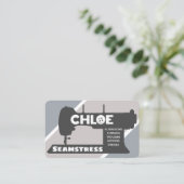 Chloe Seamstress Business Card Visitenkarte (Stehend Vorderseite)