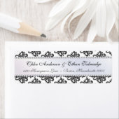 Chloe Silk Damask Paare Adressetikett (Insitu)
