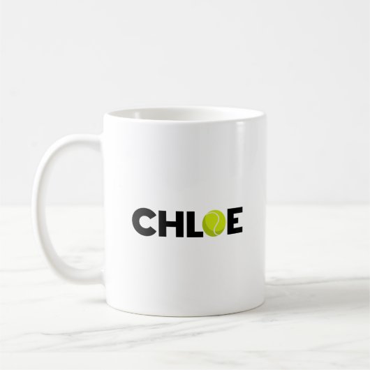 Chloe Tennis Kaffeetasse (Links)