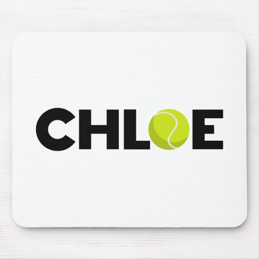Chloe Tennis Mousepad (Vorne)