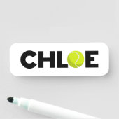 Chloe Tennis Namensschild (Beispiel)
