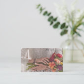 Chloe und Isabellfarbe-Visitenkarte Visitenkarte (Stehend Vorderseite)