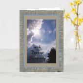 Chloe unter den Wolken Karte (Gelbe Blume)