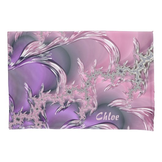 ~ CHLOE ~ ~ ursprüngliches Fraktal Design ~ Kissenbezug (Vorderseite)