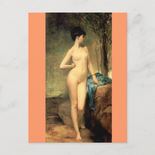 Chloe - Vintage Kunst - berühmte Bilder - Lefebvr Postkarte (Vorderseite)