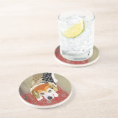 Chloe Vintager BlumenUntersetzer Getränkeuntersetzer (Seite)