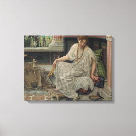 Chloe (von Edward Poynter) Leinwanddruck