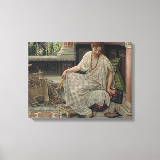 Chloe (von Edward Poynter) Leinwanddruck (Vorderseite)