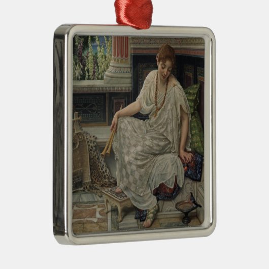 Chloe (von Edward Poynter) Ornament Aus Metall (Rechts)