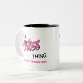 Chloe, was du nicht verstehen würdest zweifarbige tasse (Vorderseite Links)