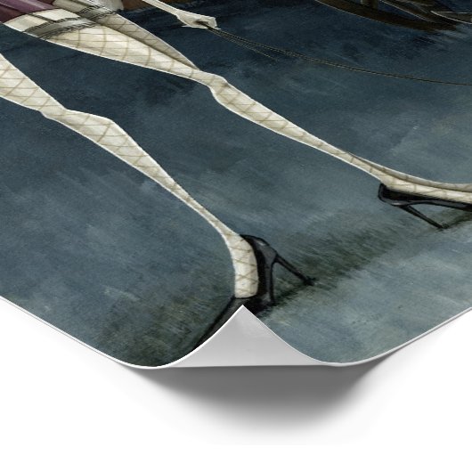 Chloe, Zoe & The Siamese Kittens Poster (Ecke)