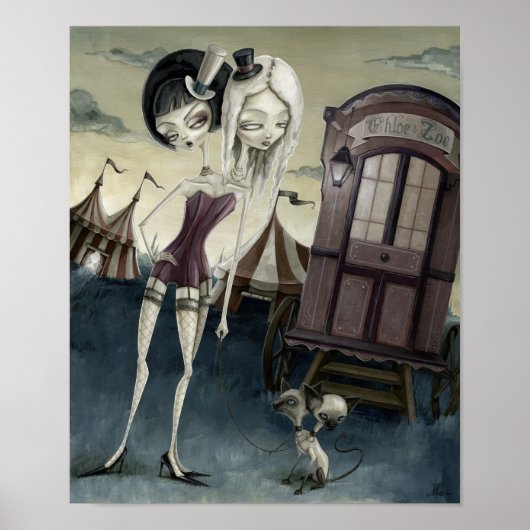 Chloe, Zoe & The Siamese Kittens Poster (Vorne)