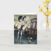 Chloe, Zoe u. die siamesischen Kätzchen Karte (Gelbe Blume)