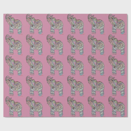 Chloé's Coloring Art Geschenkpapier (Flach)