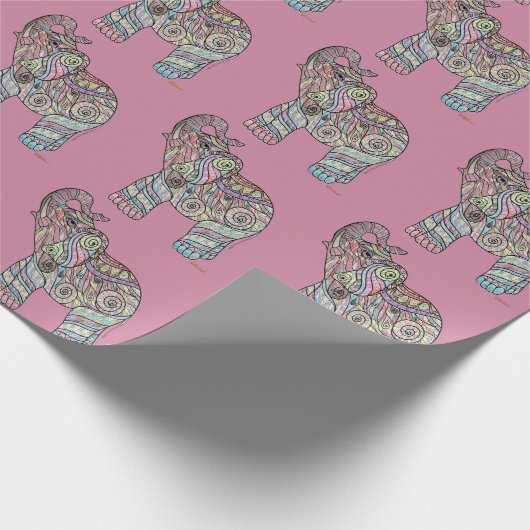 Chloé's Coloring Art Geschenkpapier (Ecke)