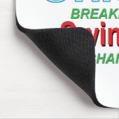 Chlor-Frühstück der Schwimmer Mousepad (Ecke)