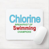 Chlor-Frühstück der Schwimmer Mousepad (Mit Mouse)