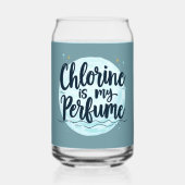 Chlor ist mein Parfüm-Funny-Badziffer Dosenglas (Vorderseite)
