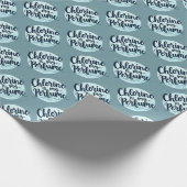 Chlor ist mein Parfüm-Funny-Badziffer Geschenkpapier (Ecke)