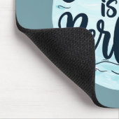 Chlor ist mein Parfüm-Funny-Badziffer Mousepad (Ecke)