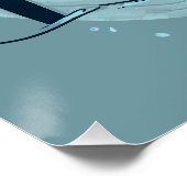 Chlor ist mein Parfüm-Funny-Badziffer Poster (Ecke)