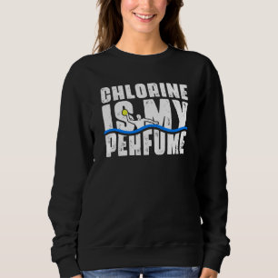 Chlor ist mein Parfüm Wasserballspieler Cool Humo Sweatshirt