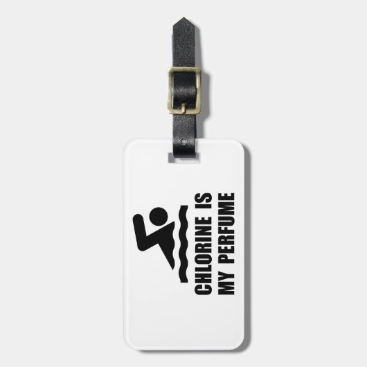 Chlor-Parfüm Gepäckanhänger (Vorderseite vertikal)