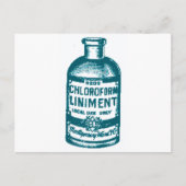 Chlorformflasche Postkarte (Vorderseite)